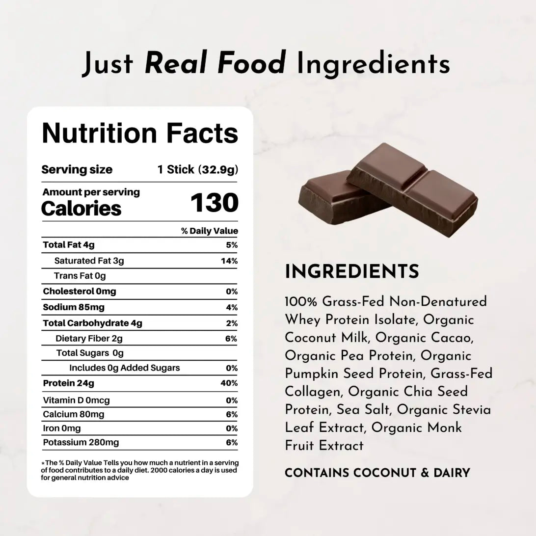 Chocolate Protein Powder - Individual Stick